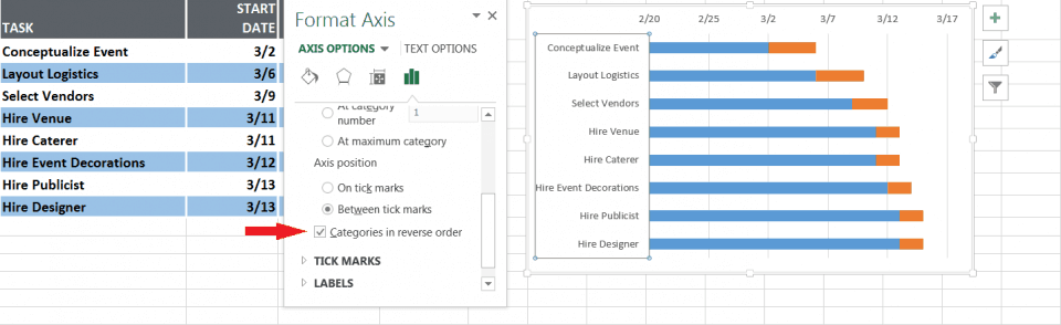 Gantt Chart Generator Excel