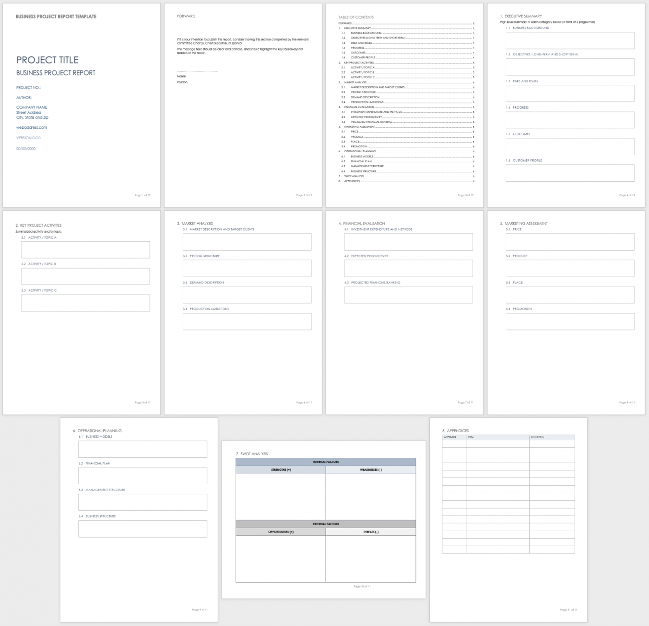 Free Project Report Templates | Smartsheet
