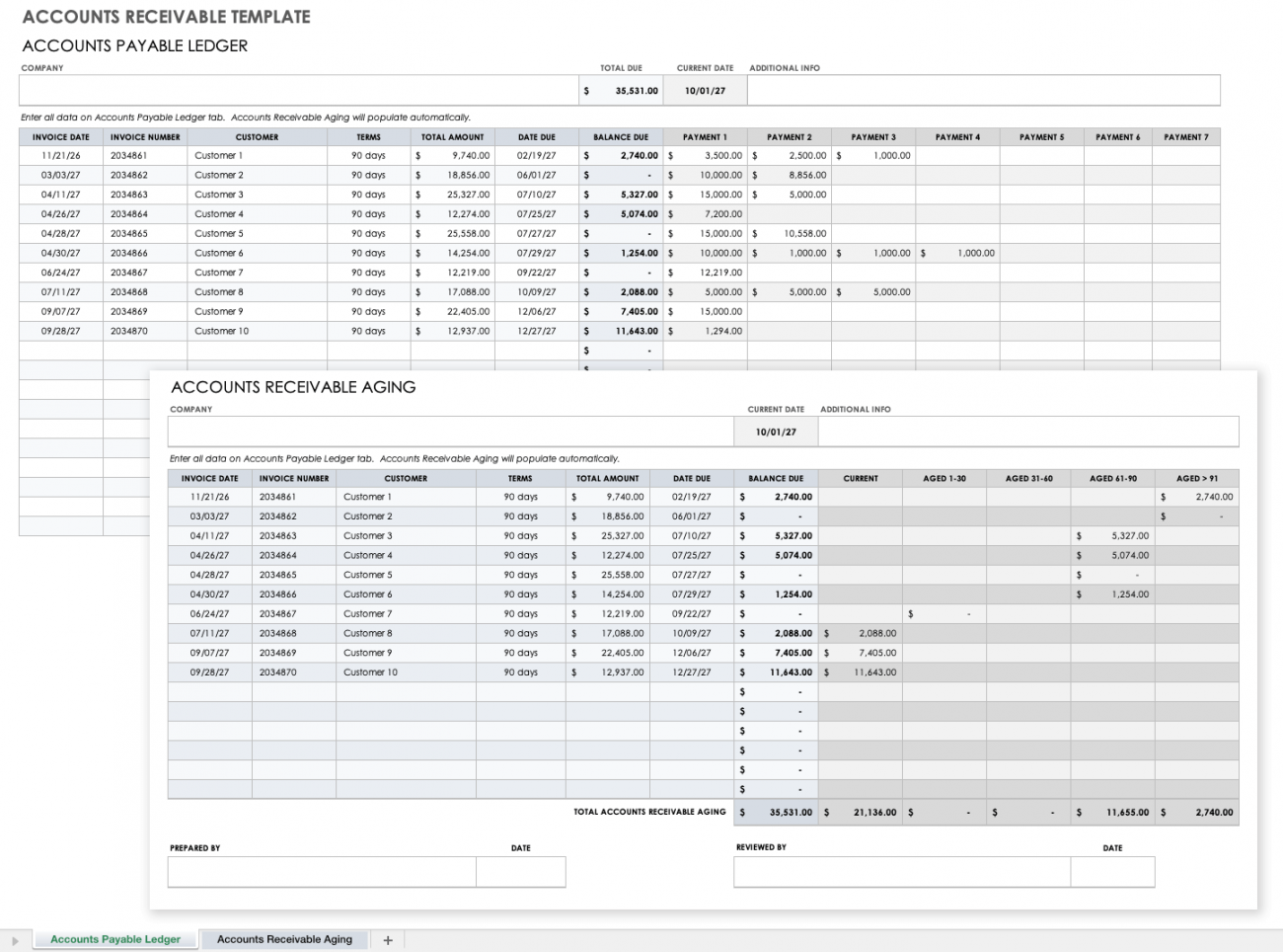 Free Accounting Templates in Excel  Smartsheet Pertaining To Business Accounts Excel Template