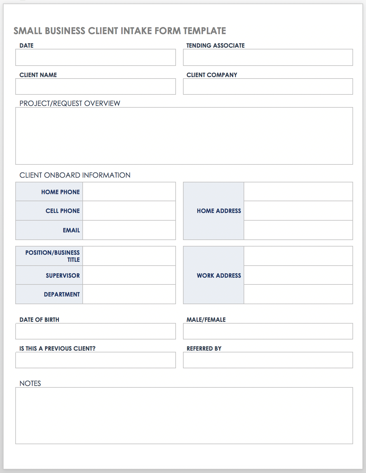 free-client-information-forms-and-templates-smartsheet-images-and