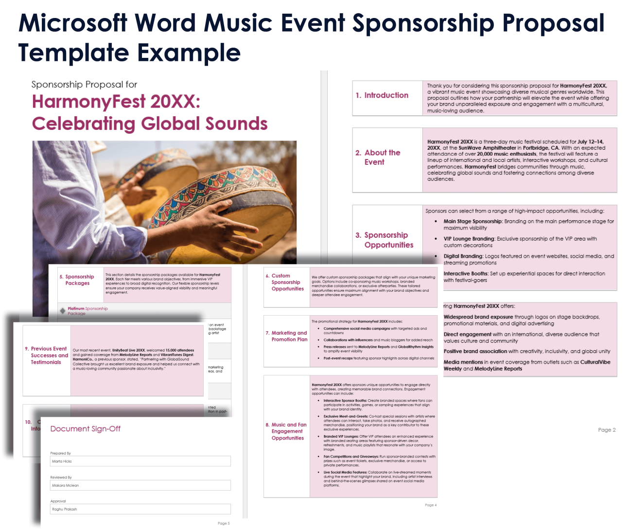 Free Microsoft Word Sponsorship Proposal Templates | Smartsheet