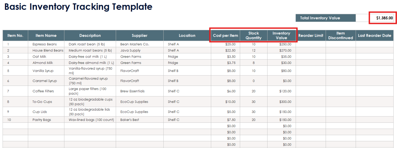 Create an Inventory Tracker in Excel With Free Template & Video