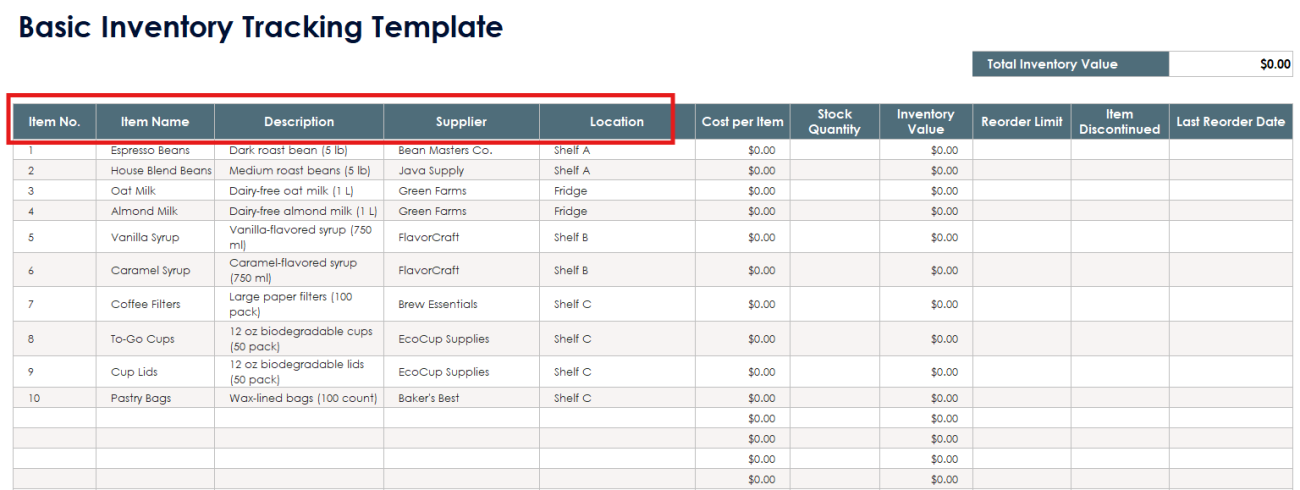 Create an Inventory Tracker in Excel With Free Template & Video