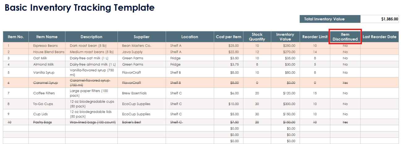Create an Inventory Tracker in Excel With Free Template & Video