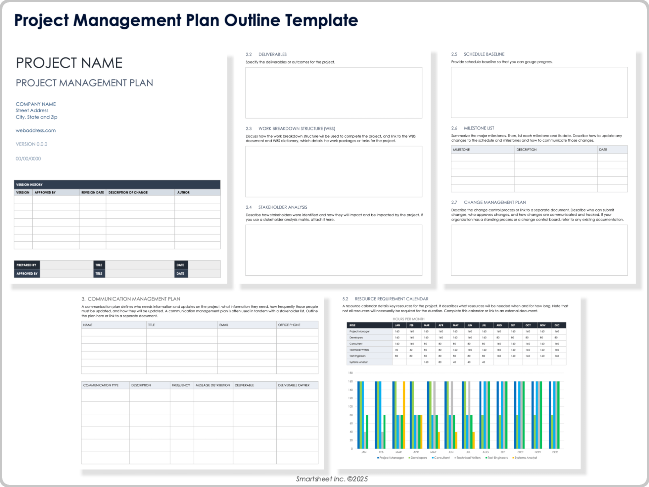 Free Project Management Plan Templates