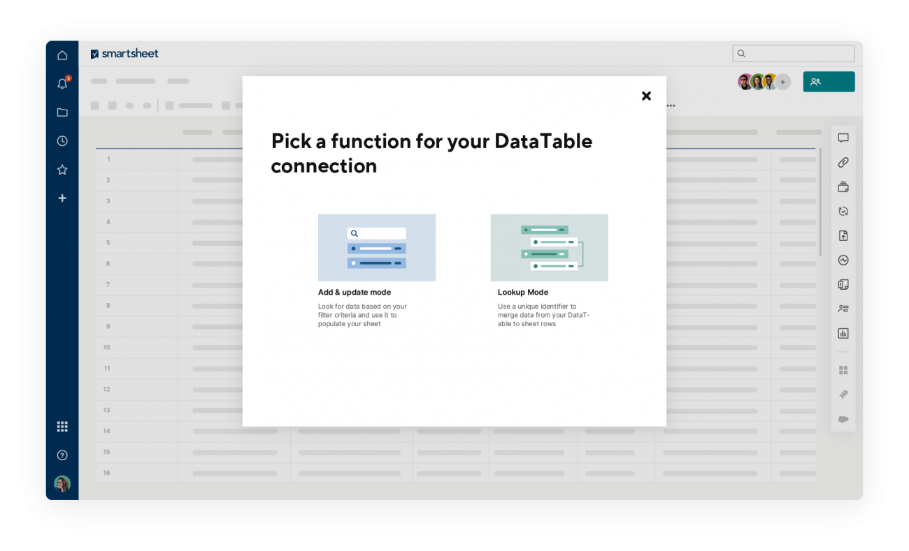 DataTable | Smartsheet