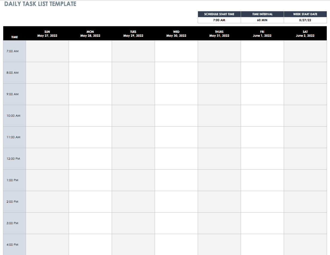 30+ Free Task and Checklist Templates