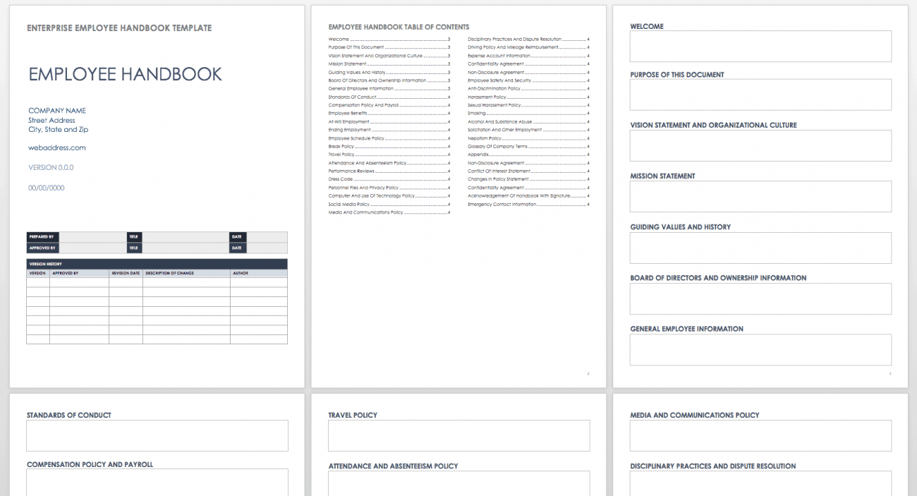 employee-and-company-handbook-templates-smartsheet
