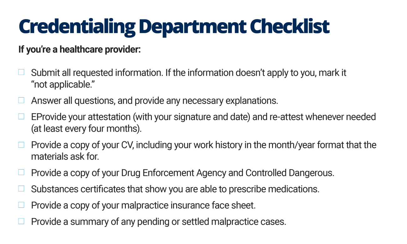 The Quick Guide to Healthcare Provider Credentialing Smartsheet
