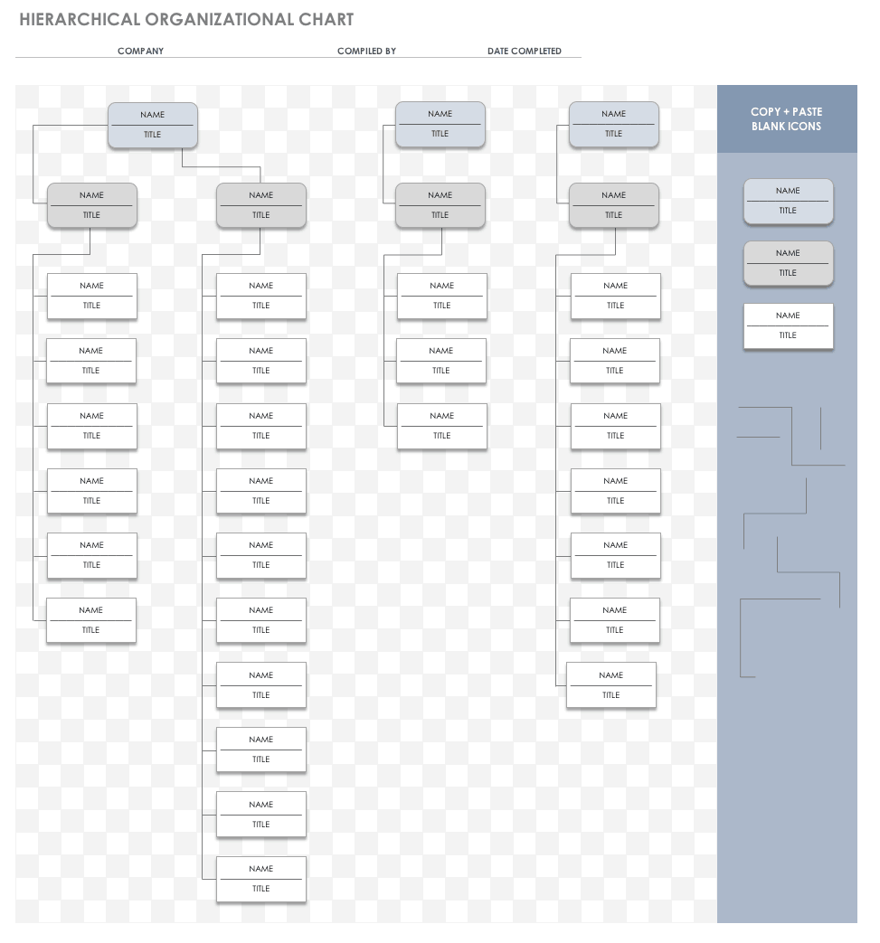 Free Org Chart Templates For Excel Smartsheet