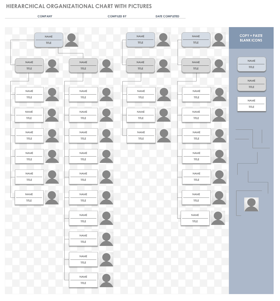 Org Chart Template Excel Smartsheet