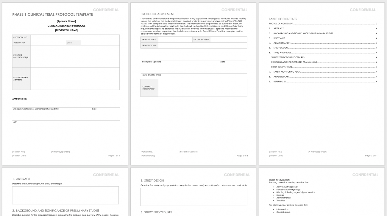 Free Clinical Trial Templates  Smartsheet Pertaining To Clinical Trial Report Template
