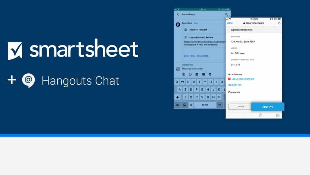 Get More Done With Smartsheet and Google Chat