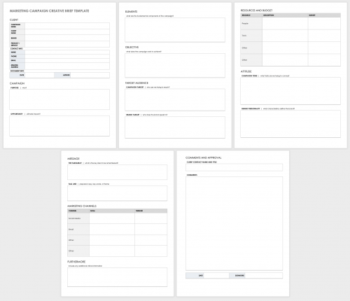 Free Digital Marketing Campaign Templates | Smartsheet