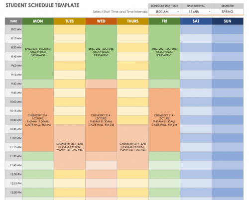 How To Make A Schedule On Google Docs