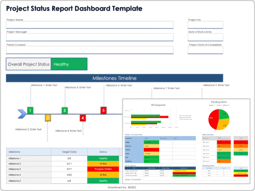 Free Project Status Report Templates