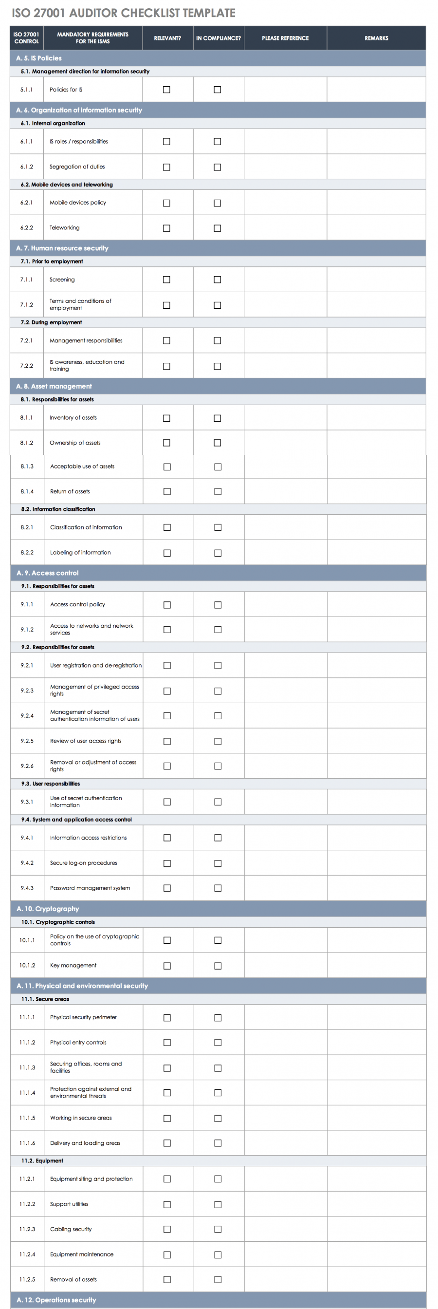 free-iso-27001-checklists-and-templates-smartsheet