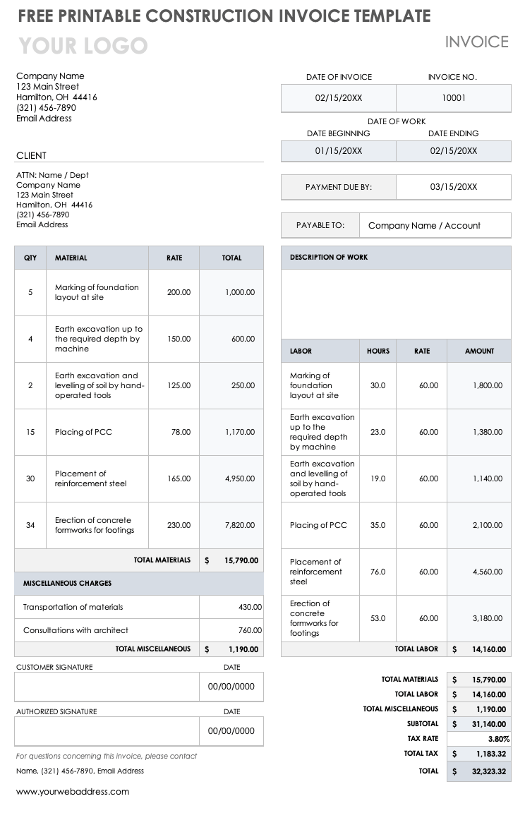 free-construction-invoice-templates-smartsheet