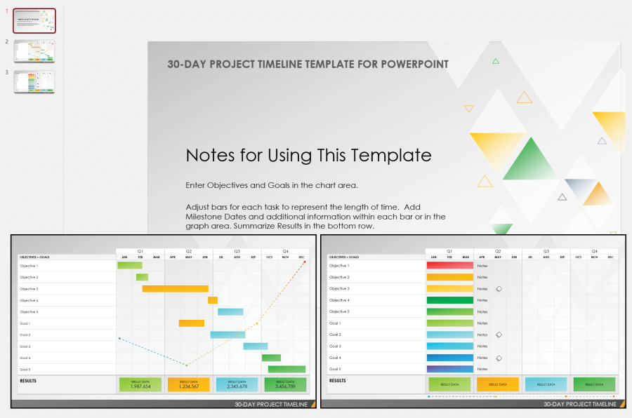 Free PowerPoint Project Timeline Templates