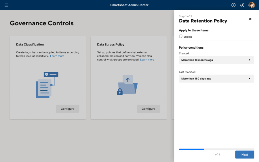 Smartsheet Data Governance Capabilities | Smartsheet