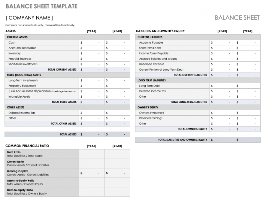 Free Cash Flow Statement Templates | Smartsheet