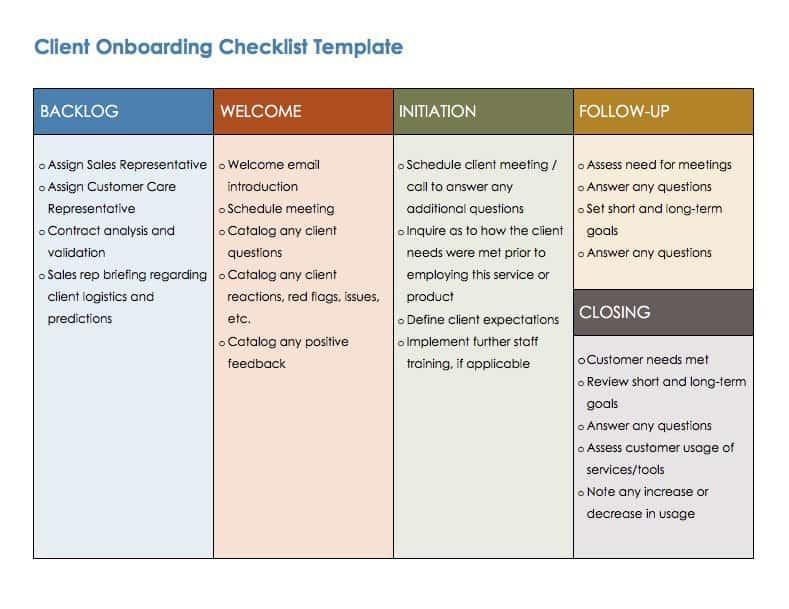 Free Onboarding Checklists and Templates | Smartsheet