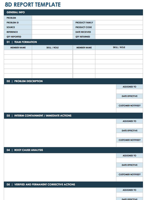 8d Process Flow Chart