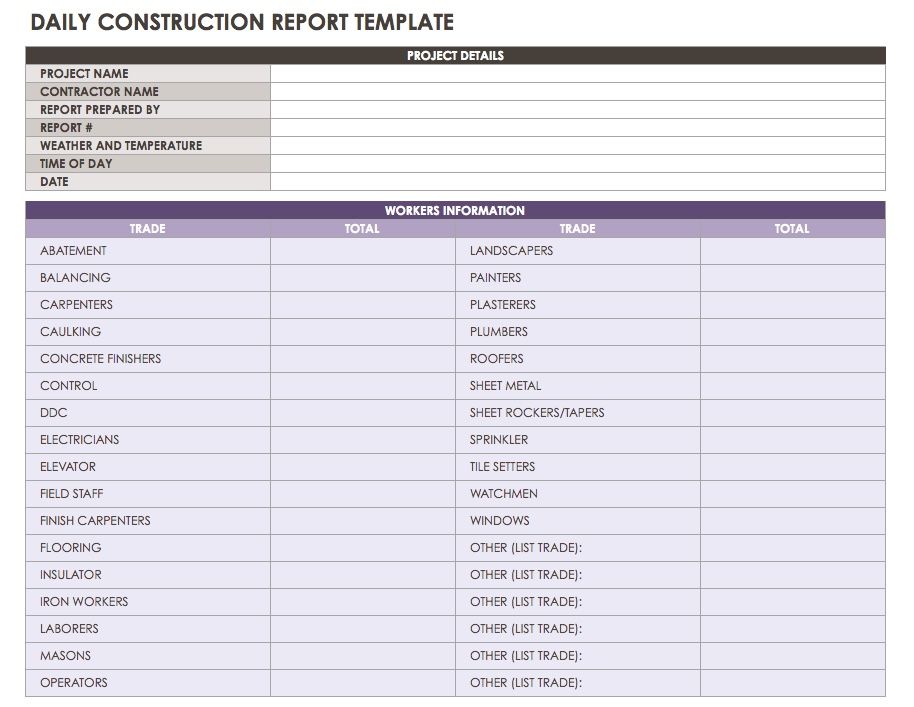 Construction Daily Log Template from www.smartsheet.com
