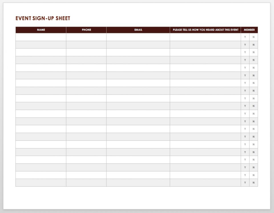 Training Sign In Sheet Template Word from www.smartsheet.com