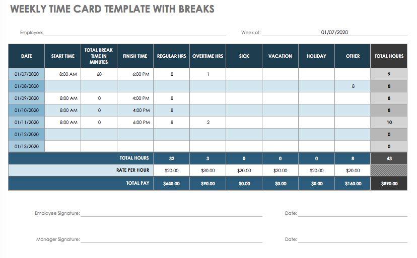 Clock In Clock Out Template from www.smartsheet.com