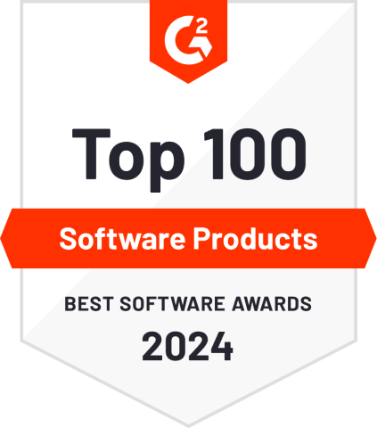 G2 Top 100 Software Products Award 2024 logo