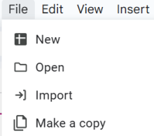 Google Sheets Inventory Screen 1 c