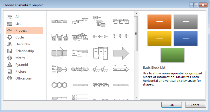 Timeline options in powerpoint