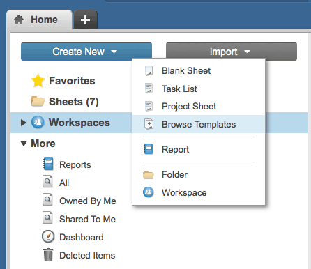 Project timeline with Smartsheet
